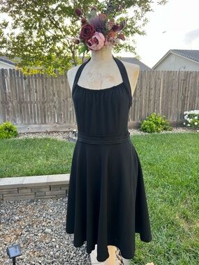 Moschino Cheapandchic Black Halter Dress (Item #100)